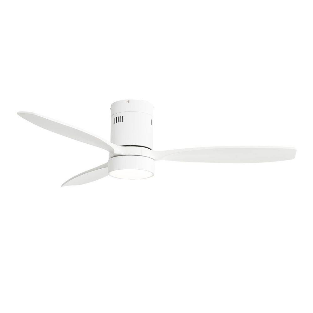 Avex 52 in. Smart Indoor Matte White Standard Ceiling Fan with Remote Control and Dimmable LED Light price history on PriceWatchPro
