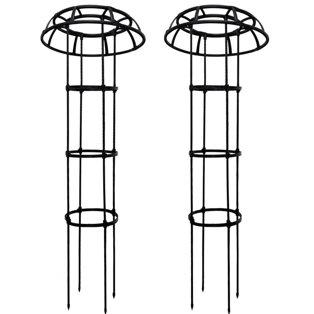 "53 "" Garden Trellis for Climbing Plants, Mushroom Shape Top Obelisk Plant Support" price history on PriceWatchPro