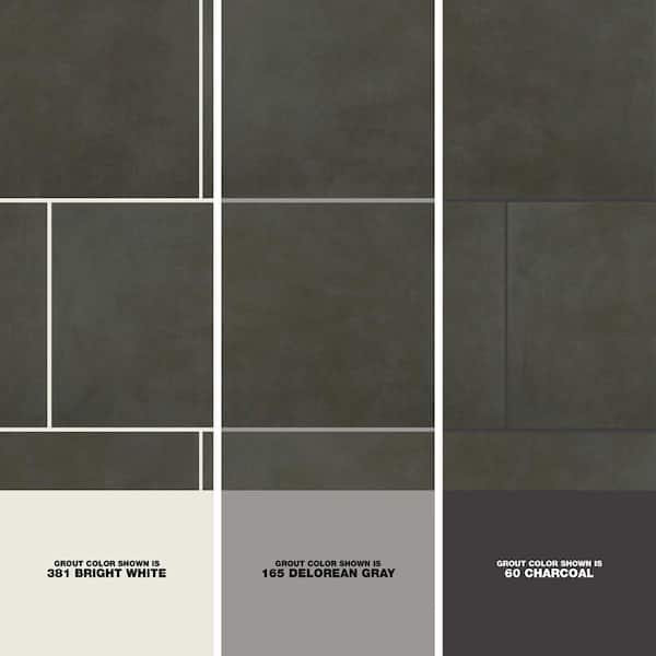 Metro Anthracite 12 in. x 24 in. Matte Porcelain Stone Look Floor and Wall Tile (14 sq. ft./Case) Metro Anthracite 12 in. x 24 in. Matte Porcelain Stone Look Floor and Wall Tile (14 sq. ft./Case)