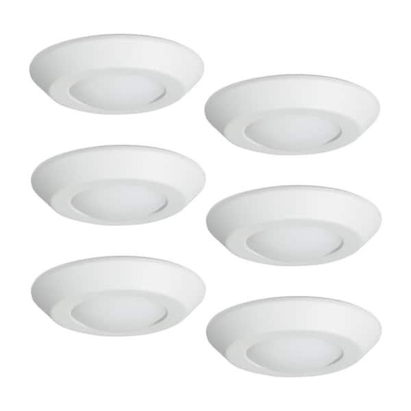 HALO 4 in. 2700K-5000K Tunable Smart Integrated LED Recessed Ceiling Mount Light Trim (6-Pack)
