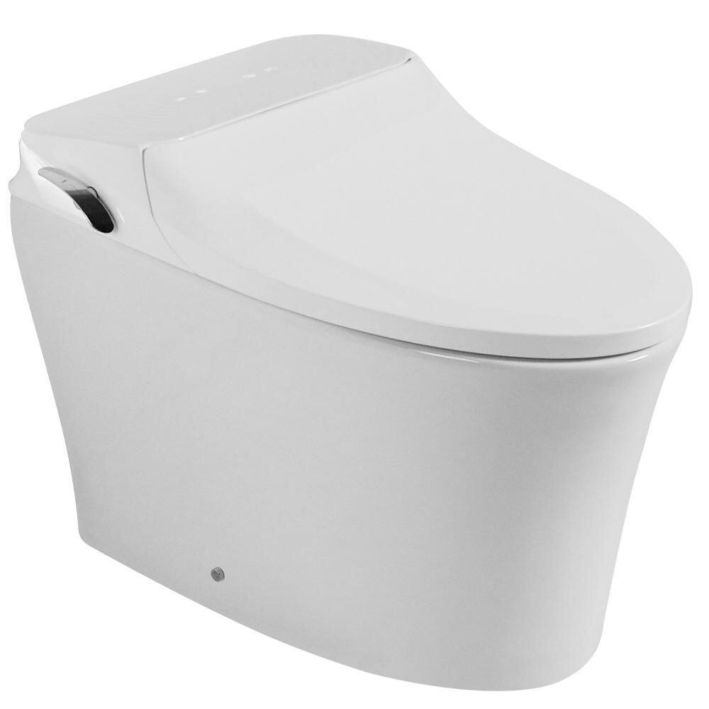 "Smart Toilet with Bidet, Large Built in Tank, Auto Lid & Foam Shield, Heated Seat, ADA & Elongated, White, 12"" Rough in" price history on PriceWatchPro