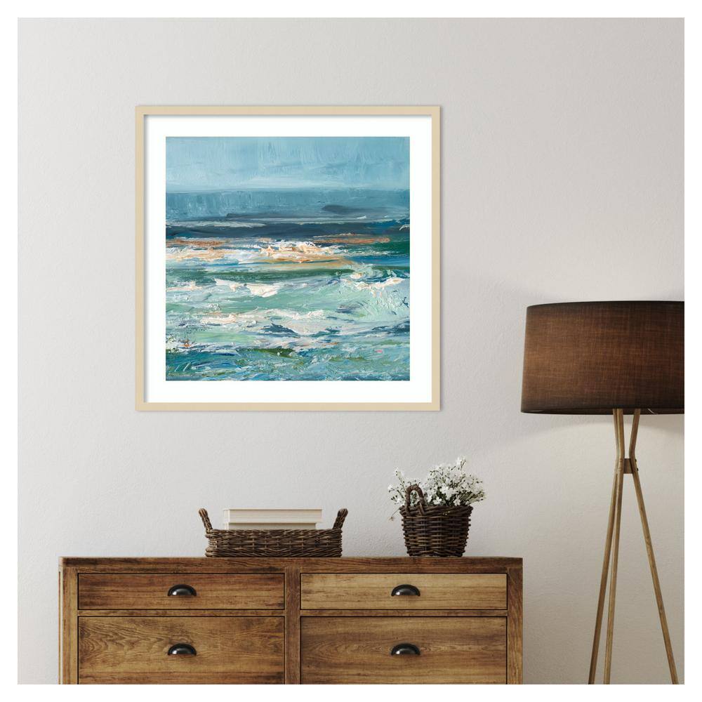 Pacific Whitecaps II Coastal Framed Graphic Art Print