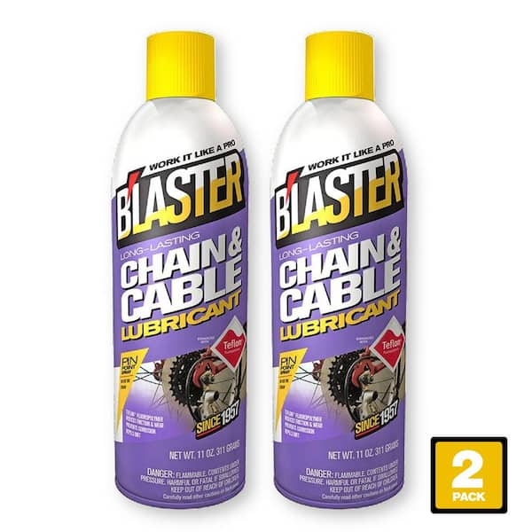 Blaster 11 oz. Long-Lasting Chain and Cable Lubricant Spray 16-CCL - The  Home Depot