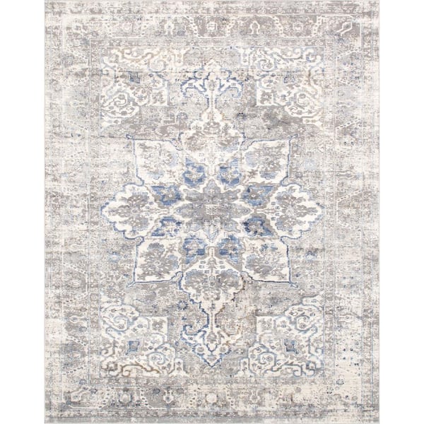 Pasargad Home Efes L. Gray 2 ft. x 3 ft. Abstract Area Rug