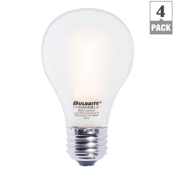 15W 120V A19 E26 2700K Frosted LED Bulb by Bulbrite at