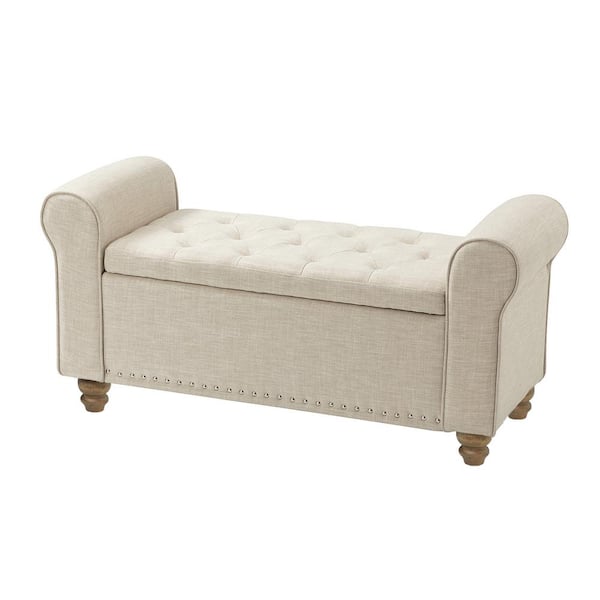 Cream bedroom outlet bench