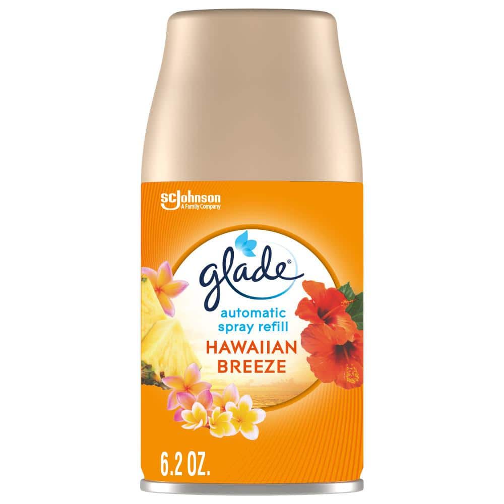 Glade 6.2 oz. Hawaiian Breeze Automatic Air Freshener Spray Refill 306031 -  The Home Depot