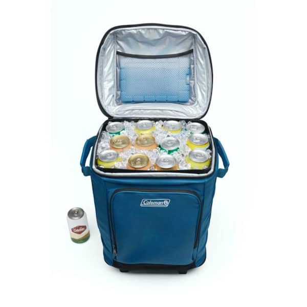 Coleman Chiller 60 qt. (42-Can) Soft Cooler with Wheels, Ocean