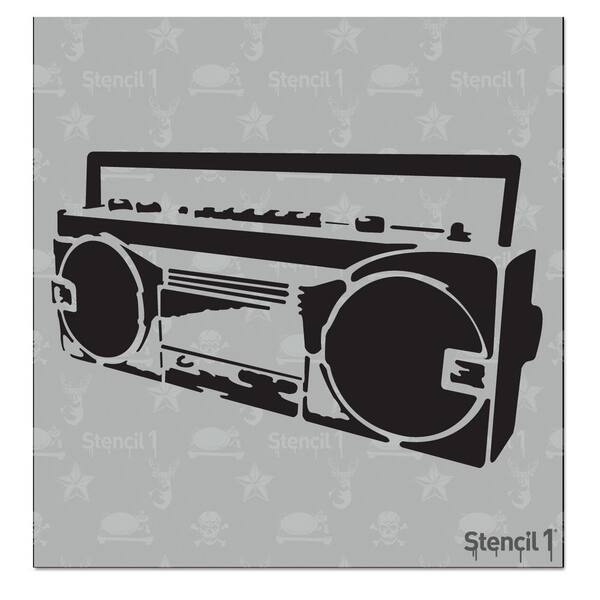 Stencil1 Boom Box Small Stencil