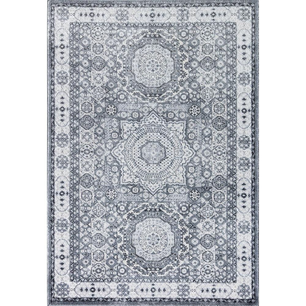 Rugs America Hailey Ice Cube Silver 2'6
