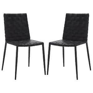 Rayne Black 18 in. Metal Dining Chair Set of 2