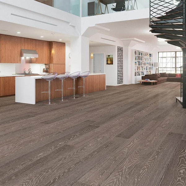 Blissful Talin 1/4 in. T x 7.5 in. W Click Lock Wire Brushed Engineered Hardwood Flooring (23.32 sq.ft./case)