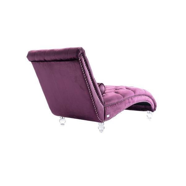 magenta chaise lounge