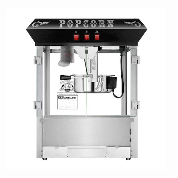 Paragon Theater Pop 8 oz. Red Stainless Steel Countertop Popcorn Machine  1108110 - The Home Depot