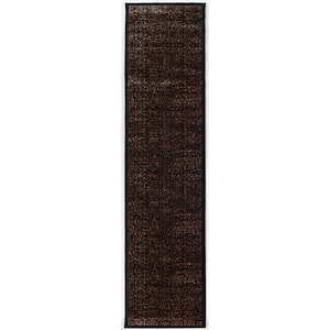 Crop Ilussion 2 ft. x 10 ft. Brown and Beige Rug Runner