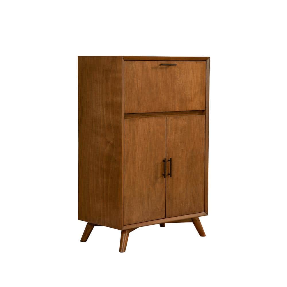Flynn Acorn Mahogany Mid-Century Modern Bar Cabinet