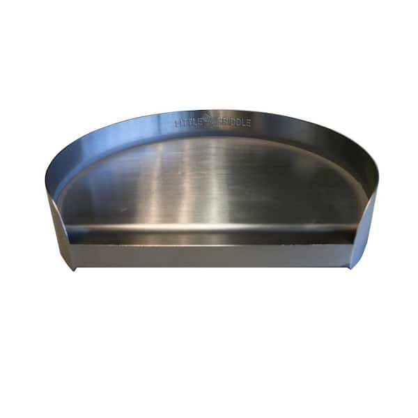 Little Griddle 14 in. Round Stainless Steel Griddle for Kamado and Charcoal Grills