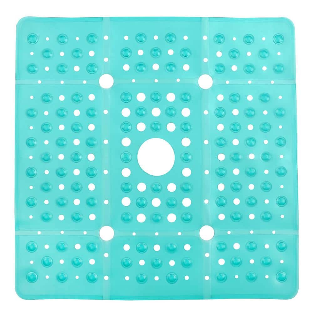 XL Non-Slip Bathtub Mat with Drain Holes Gray - Slipx Solutions