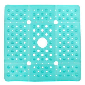 27 in. x 27 in. Extra Large Square Shower Mat in Translucent White Pearl