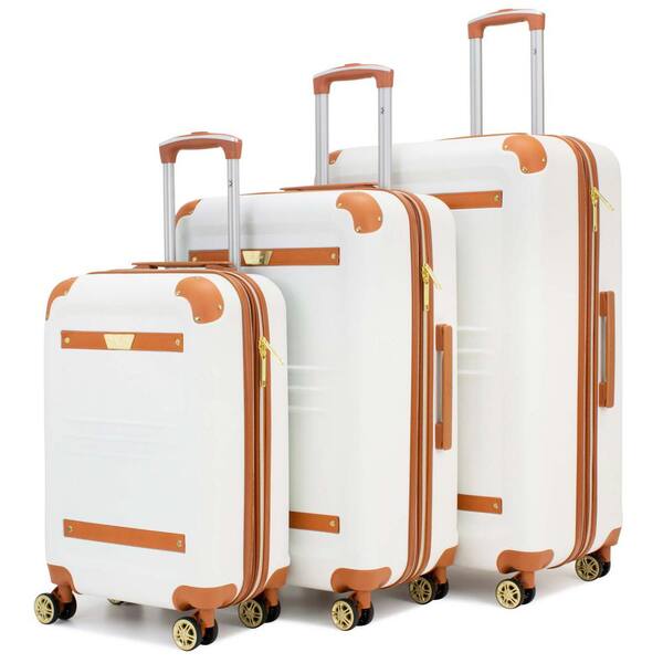 white luggage sets