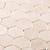 Latte Hexagon Marble Honeycomb Mosaic Tile Sheet