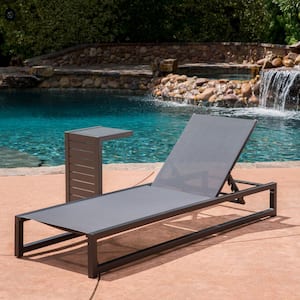 Modesta Black 2-Piece Aluminum Patio Conversation Seating Set