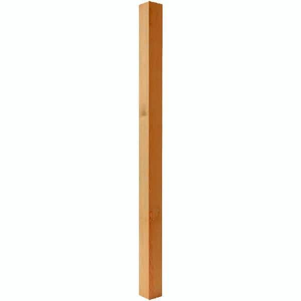 4 in. x 4 in. x 4-1/2 ft. Cedar Eased Edge Deck Post 4 in. x 4 in. x 4-1/2 ft. Cedar Eased Edge Deck Post