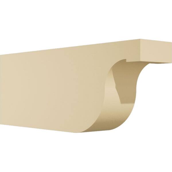 Ekena Millwork Standard Del Monte 3 in. W x 6 in. H x 16 in. D Signature Urethane Rafter Tail Outlooker