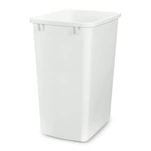 White 35 qt. Under Sink Pull-Out Trash Can Replacement