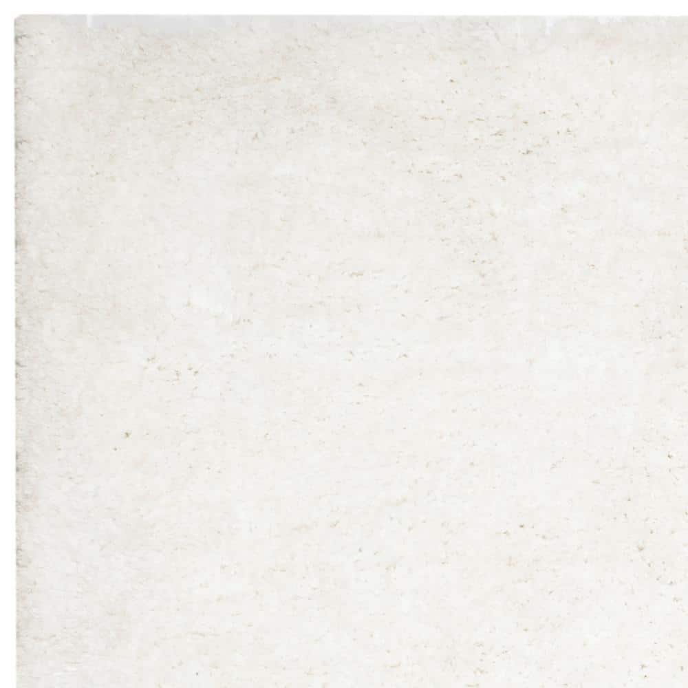 Ivory Handmade Tufted 8' x 10' Shag Rug