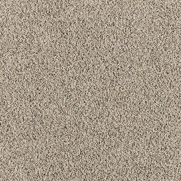 Home Decorators Collection Radiant Retreat I Silver lining Gray 47 oz. Polyester Textured Installed Carpet
