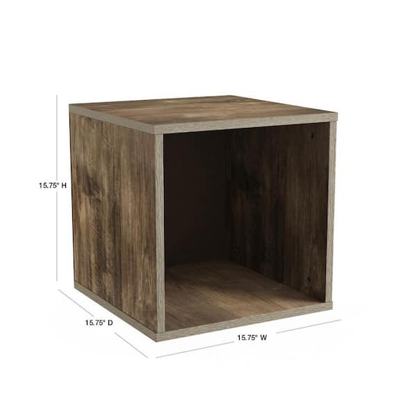 Lavish Home White Wooden Folding End Table with Removable Tray HW0200185 -  The Home Depot