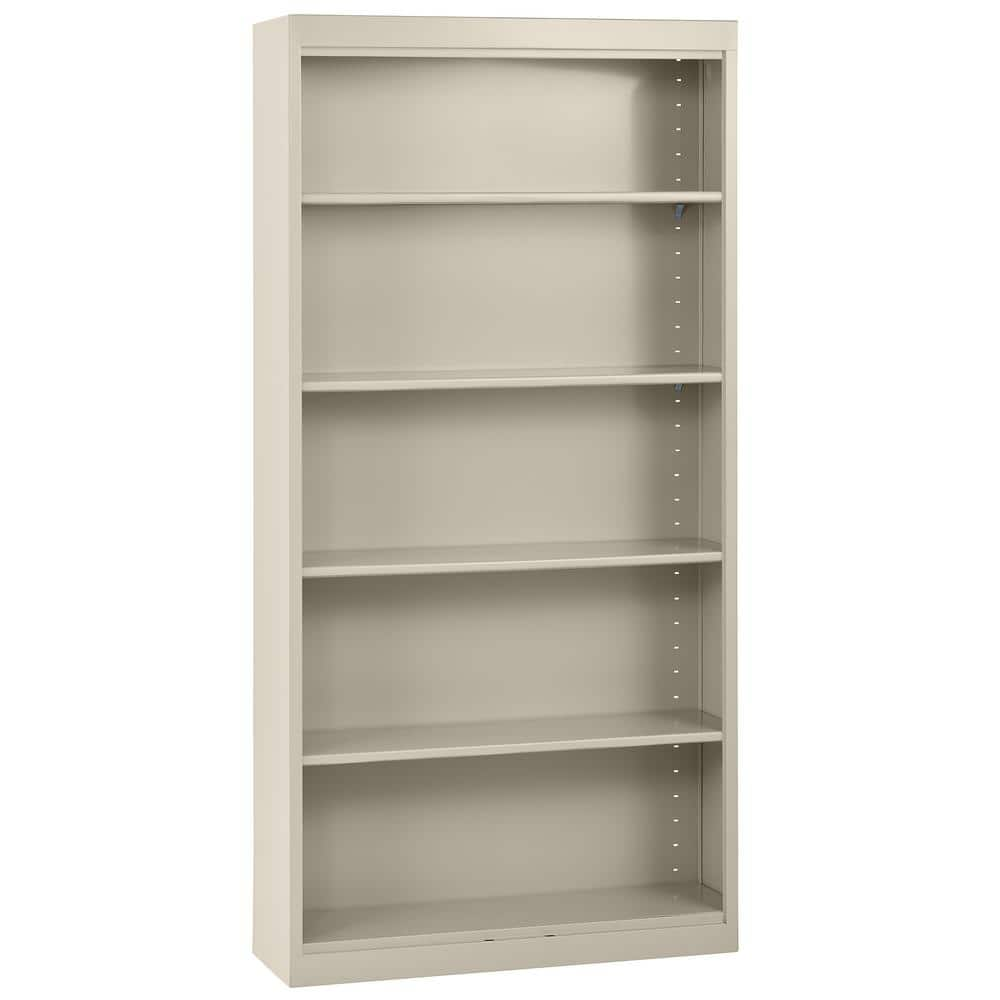 Welded Freestanding Steel Bookcase ( 36 in. W x 72 in. H x 12 in. D ) Freestanding Cabinet in Putty -  Sandusky, BA40361272-07