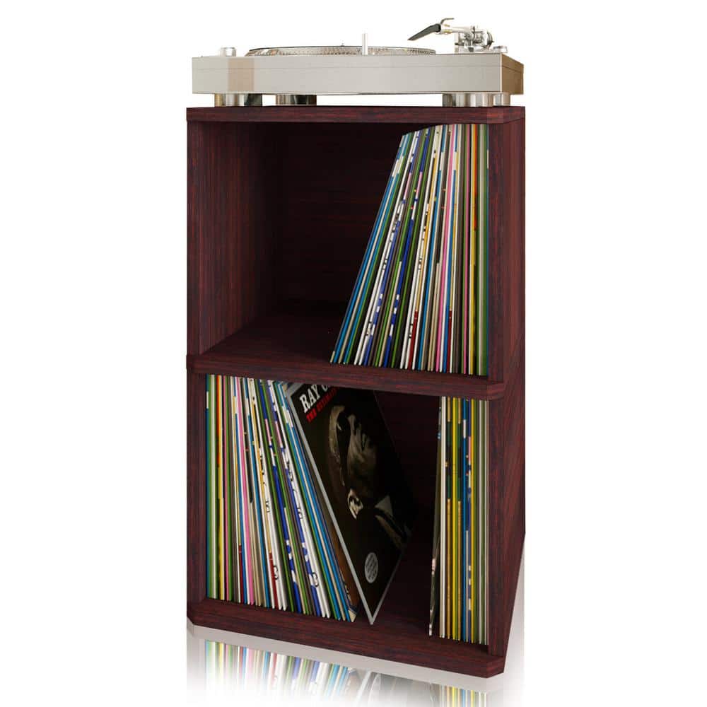 Way Basics zBoard Espresso 2-Shelf Vinyl Record Storage and LP Record Album  Shelf WB-2LP-EO - The Home Depot