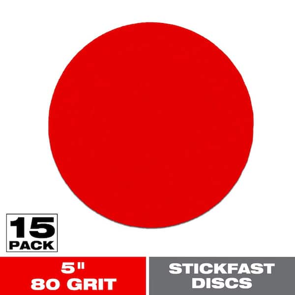 5 in. 80-Grit ROS StickFast Sanding Discs