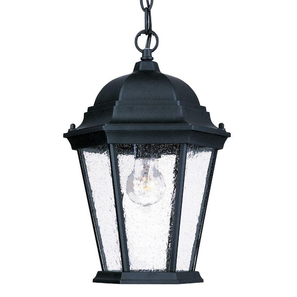 Acclaim Lighting Richmond Collection Light Matte Black Outdoor Hanging Lantern Bk Sd The