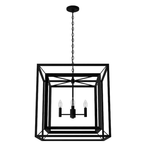 Hunter Doherty 4-Light Natural Iron Island Chandelier