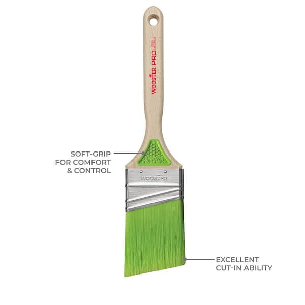 2 in. GripTech Polyester Thin Angle Sash Brush