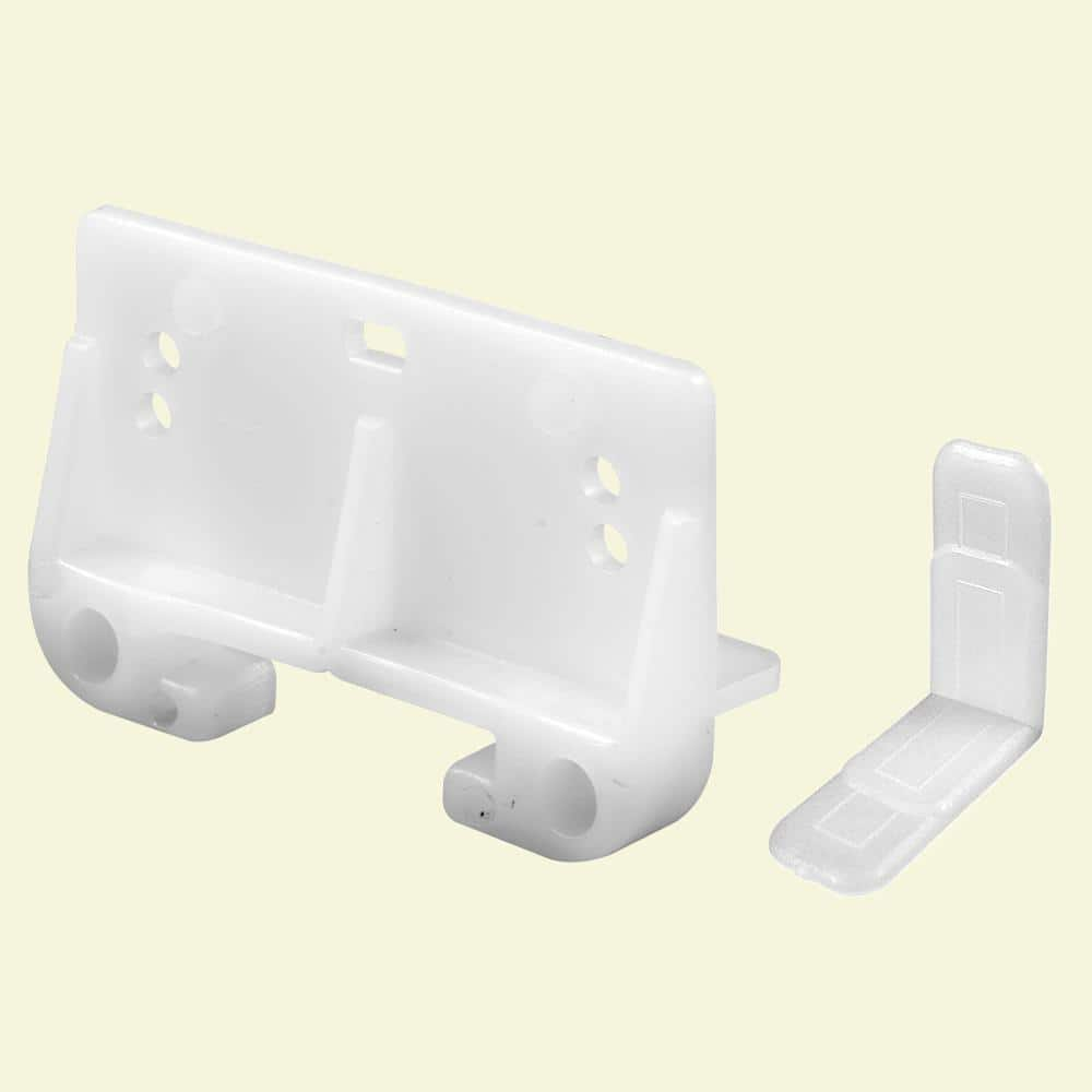 Prime-Line 1/8 in. x 1-5/16 in., White Drawer Guide Kit R 7128 - The ...