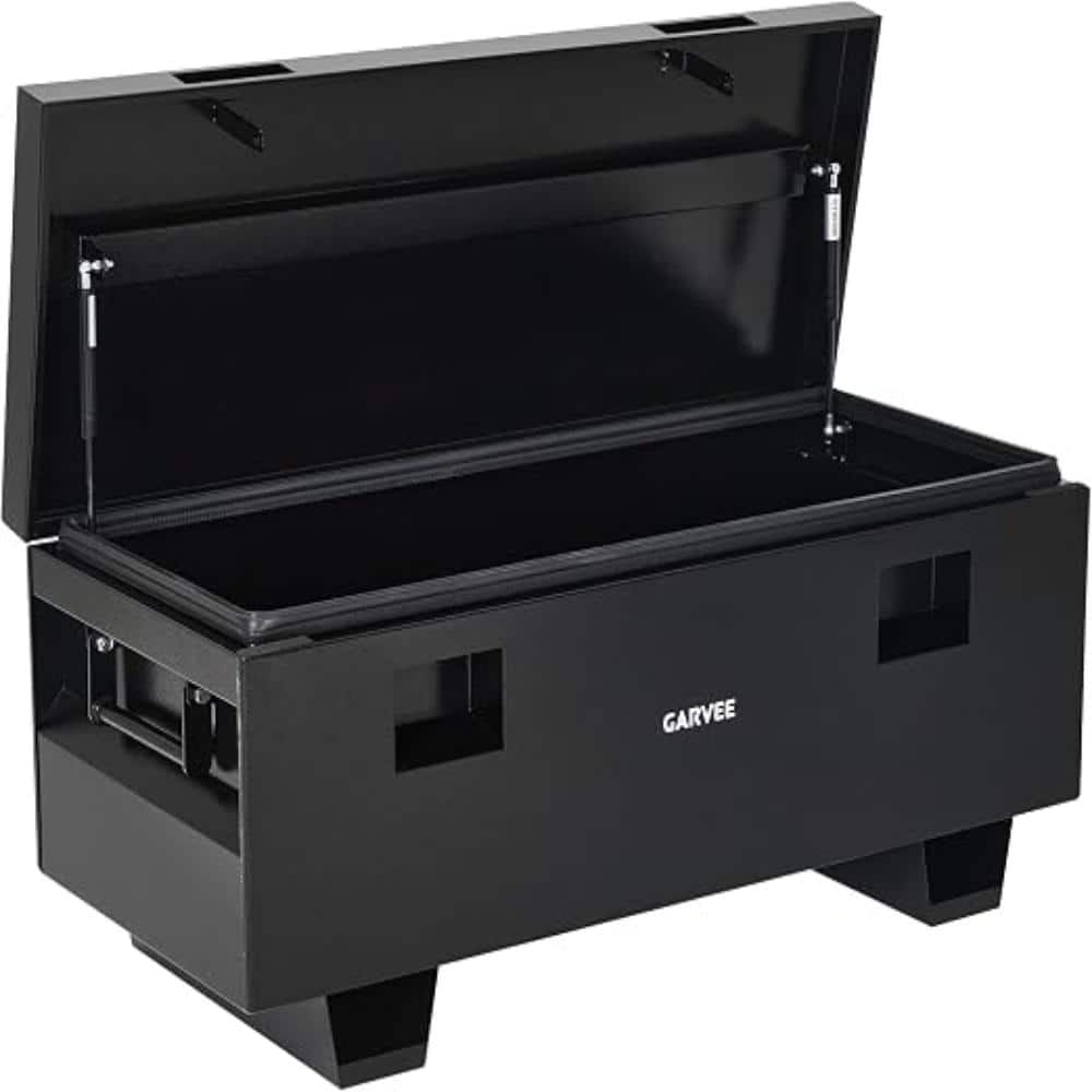 "42""x18""x20"" Carbon Steel Truck Bed Tool Box with Removable Feet, Lockable Storage Chest for Trailer & Jobsite" price history on PriceWatchPro