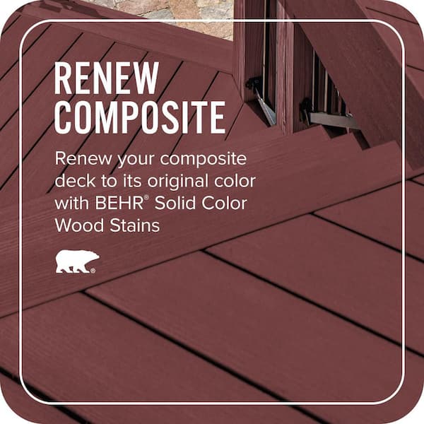 BEHR Premium Advanced DeckOver 5 gal. #PFC-04 Tile Red Textured