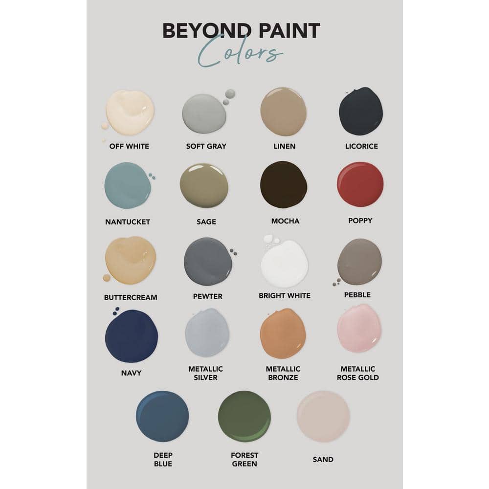 Beyond Paint Silver Metallic Water-Based Interior/Exterior Paint