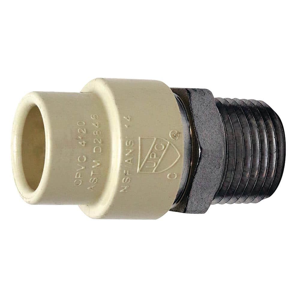 1/2 in. x 1/2 in. CPVC CTS Slip Stainless Steel MNPT Adapter price history on PriceWatchPro