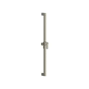 29.625 in Adjustable Shower Bar in Brushed Nickel