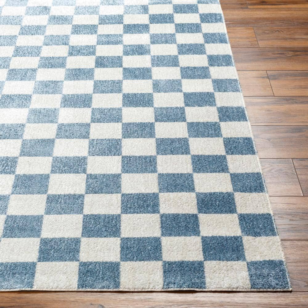 Lillian Multi-Color Checkered 8 ft. x 10 ft. Indoor Machine-Washable Area Rug - thumbnail 6