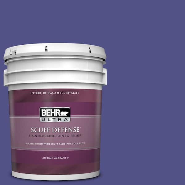 BEHR ULTRA 5 gal. #P550-7 Purple Prince Extra Durable Eggshell Enamel Interior Paint & Primer