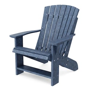 Heritage Patriot Blue Plastic Outdoor Adirondack Chair