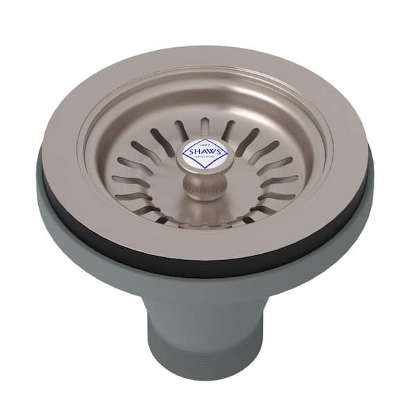 ROHL Kitchen Basket Strainer in Satin Nickel
