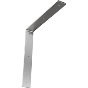14 in. x 2 in. x 14 in. Stainless Steel Unfinished Metal Hamilton Bracket