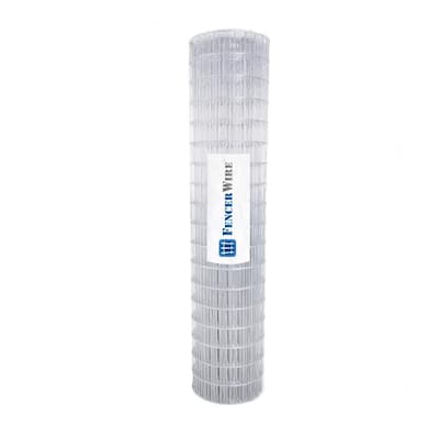 6 ft. x 100 ft. 12.5-Gauge Welded Wire Fence with Mesh 2 in. x 4 in.
